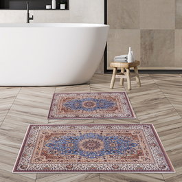 Mijölnir Juego de alfombrillas de baño Kt443 Multicolor, 2 piezas